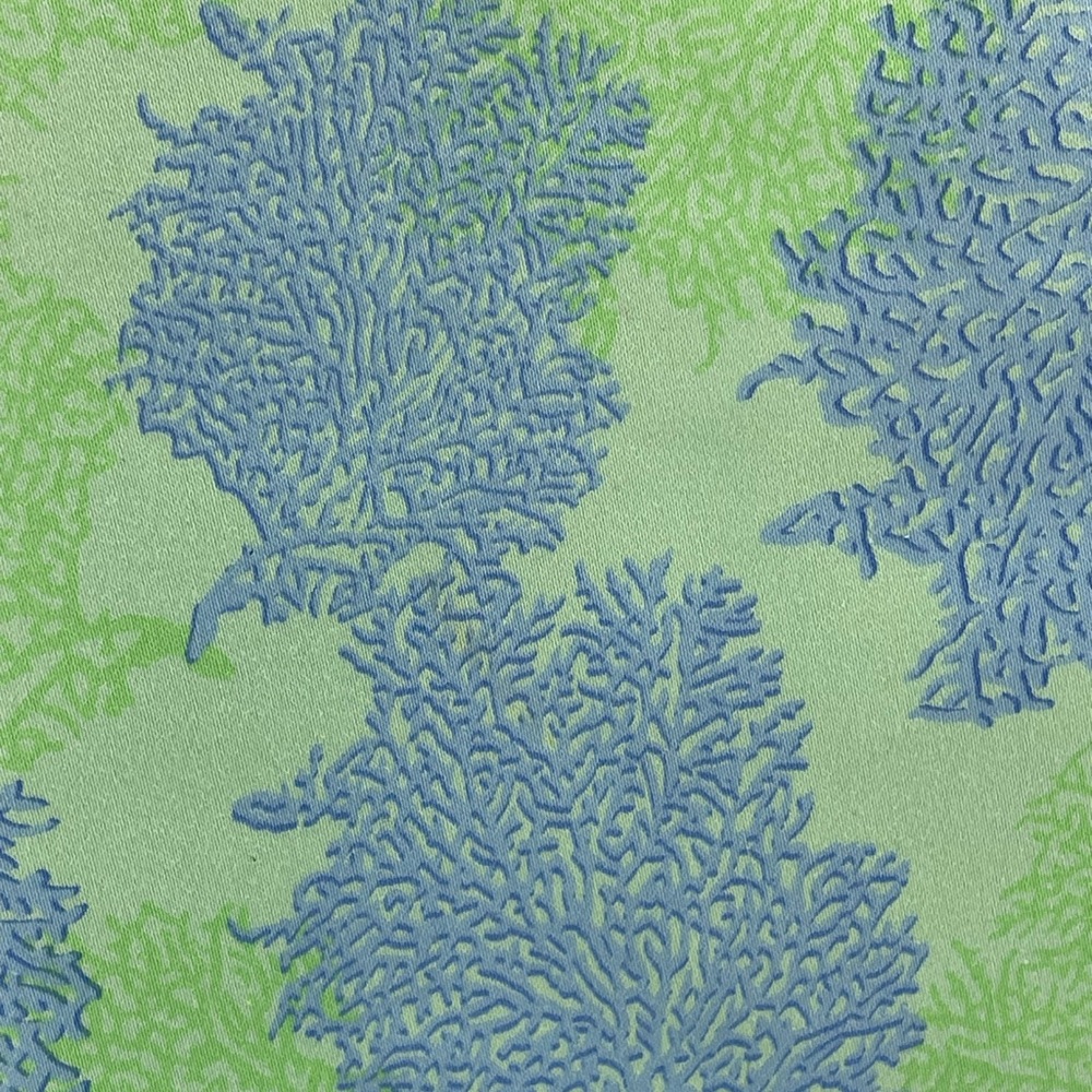 Vineyard Vines Women’s Mint Green & Blue Sea Fans Sleeveless Dress Size 4 - Picture 6 of 8